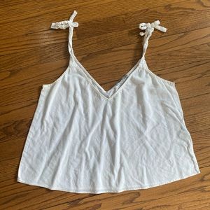 Linen Zara crop top